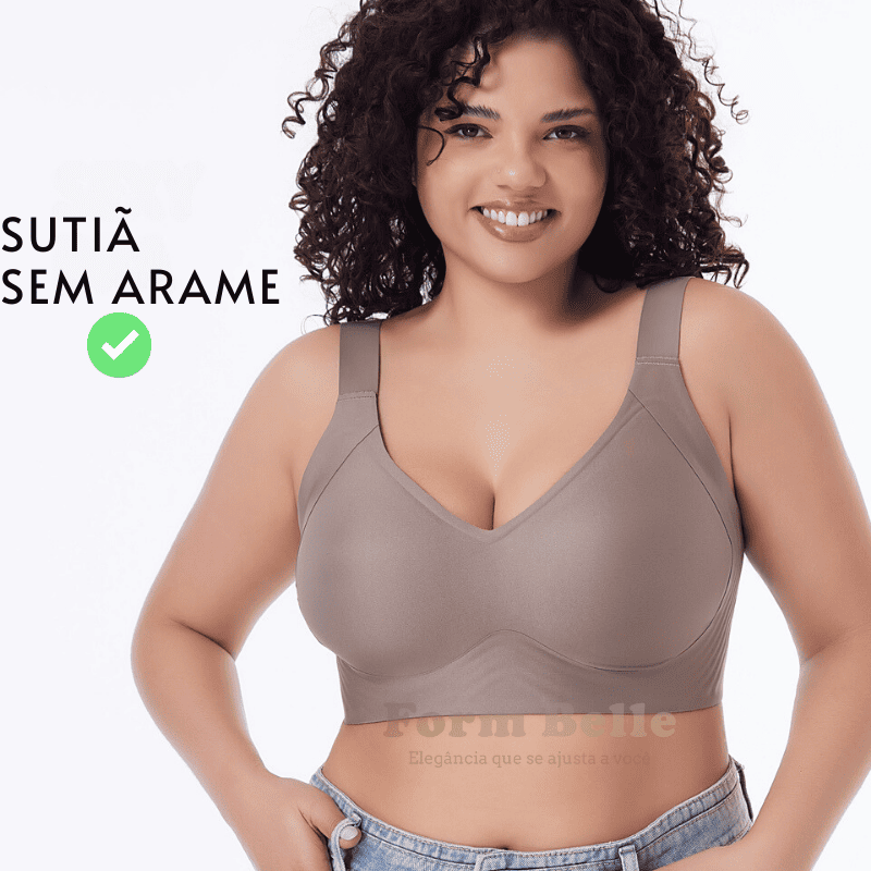 Sutiã Lux Comfort Sem Costura - Sustentação e Conforto [COMPRE 1 LEVE 2]